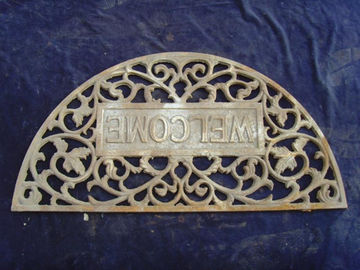 ドア・マット/骨董品の外の半月は金属のドア・マットを個人化しました