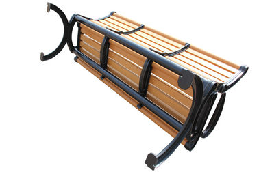 耐久の屋外の鋳鉄の装飾、公共の場のための木製の鋳鉄のベンチの端