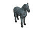 古典的なヨーロッパの鋳鉄の動物の彫像/金属の動物の庭の装飾