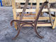 木製の鋳鉄のベンチは足/装飾の鋳鉄の公園のベンチの部品を終えます