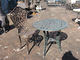 旧式な鋳鉄のテラスの一定のチェアー テーブルの庭の家具の腐食抵抗
