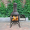 木炭および木鋳鉄の庭の煙突の骨董品の鋳鉄の暖炉の耐食性